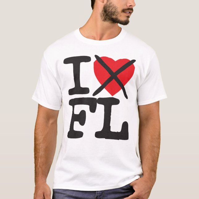 Ich hasse FL - Florida T-Shirt (Vorderseite)