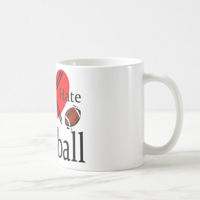 Ich hasse Fußball Tasse (Rechts)