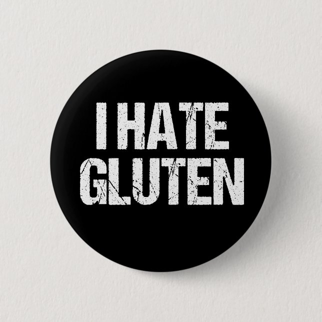 Ich hasse Gluten Button (Vorderseite)