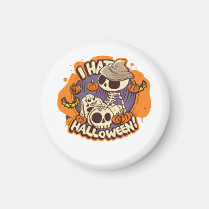 ich hasse Halloween Magnet