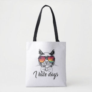 Ich hasse Hunde Funny Geschenke für Katzen Freund