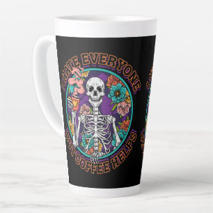 Ich hasse jeden Kaffee hilft Kaffee-Liebhaber-Gesc Milchtasse