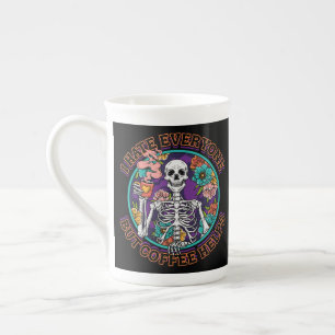 Ich hasse jeden Kaffee hilft Kaffee-Liebhaber-Gesc Prozellantasse