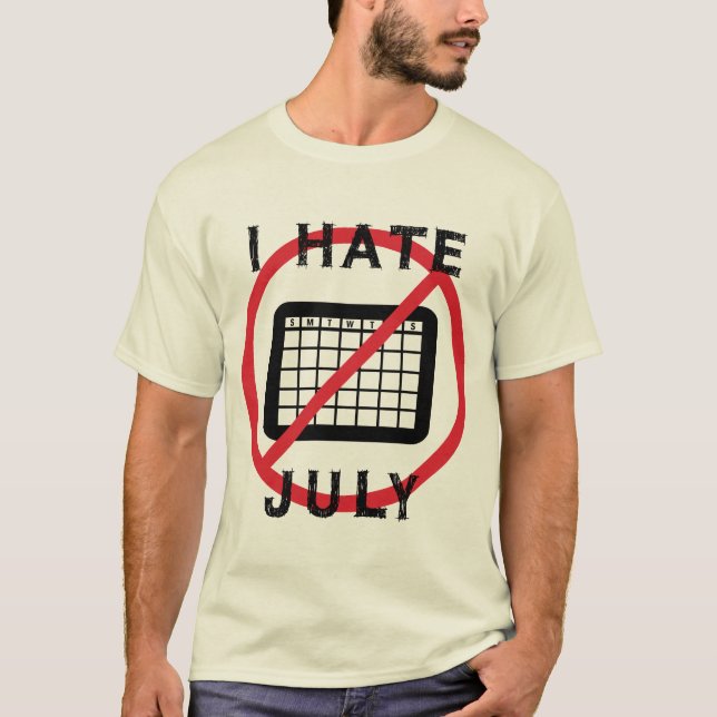 Ich hasse Juli T-Shirt (Vorderseite)