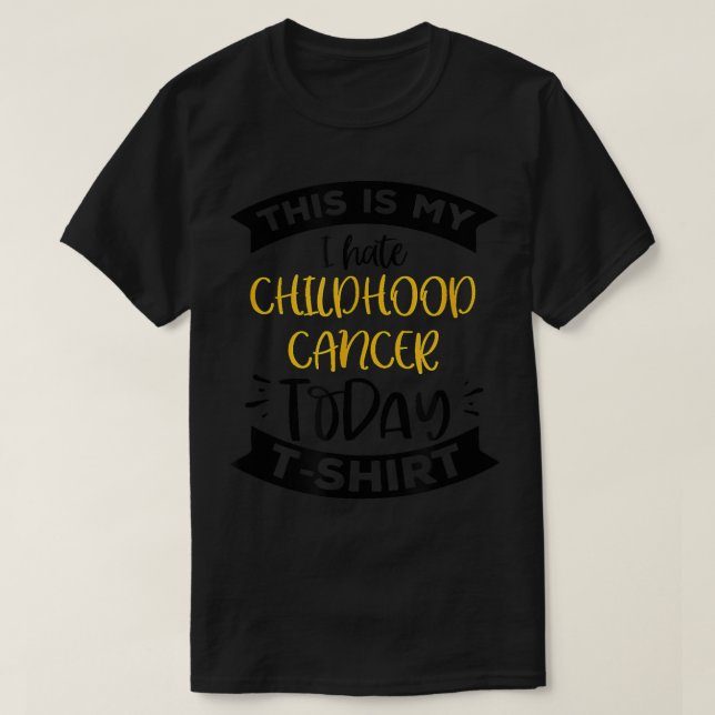 Ich hasse Kinderkrebs T-Shirt (Design vorne)