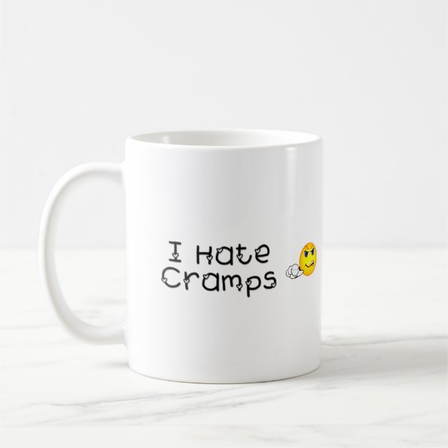 Ich hasse Klammer-Tasse Tasse (Links)