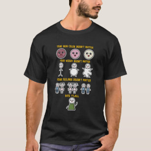 Ich hasse Leute, die Sie alle, alle stupiden Sarca T-Shirt