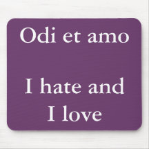 Ich hasse Liebe und ich hasse - Zitat von Catullus