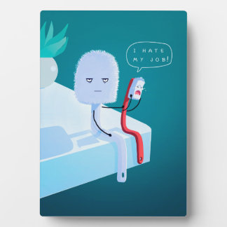 Ich hasse meine Arbeit Fotoplatte