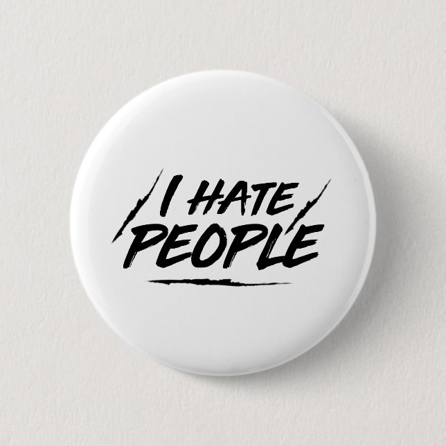 ich hasse menschen button (Vorderseite)