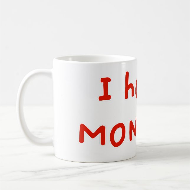 Ich hasse Montage! Kaffeetasse (Links)