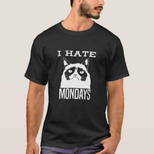 Ich hasse Montage mit einer dicken Katze, die schm T-Shirt