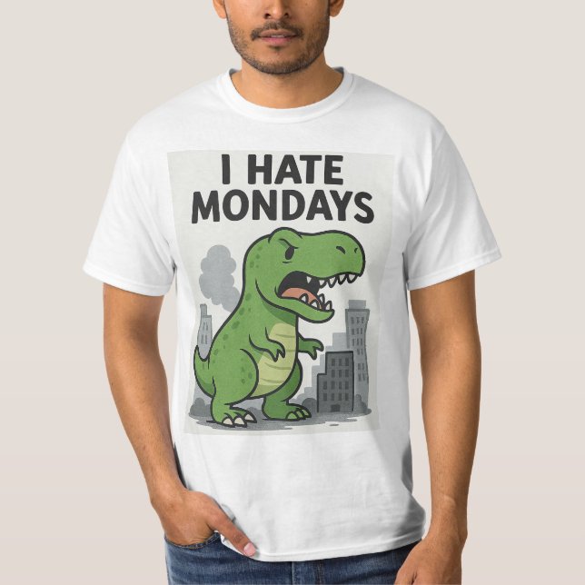 Ich hasse montags T-Shirt (Vorderseite)