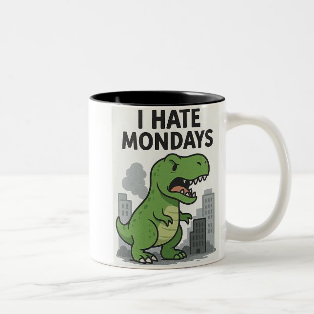Ich hasse montags zweifarbige tasse (Rechts)