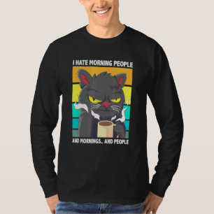 Ich hasse Morgenmenschen und Morgens und Leute spo T-Shirt