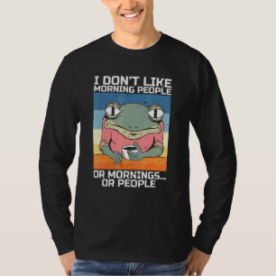 Ich hasse Morgenmenschen und Morgens und Leute spo T-Shirt