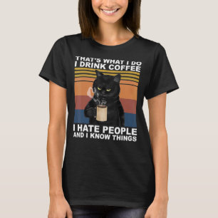 Ich hasse morgens Menschen oder Morgen oder Leute T-Shirt