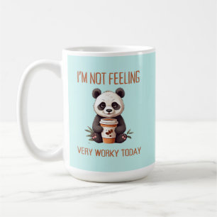 Ich hasse Mornings Panda Tasse