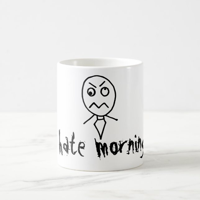 Ich hasse Mornings Tasse (Mittel)