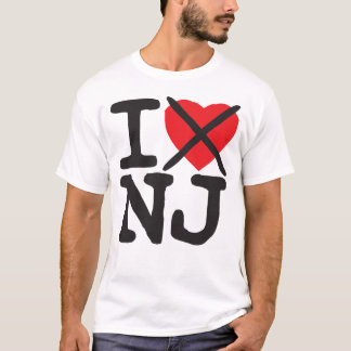 Ich hasse NJ - New-Jersey T-Shirt