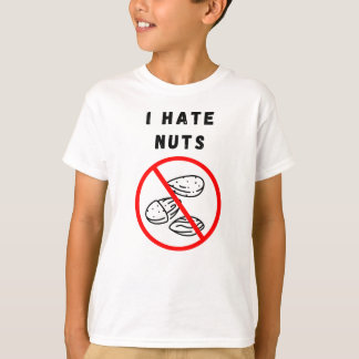 Ich hasse Nüsse T-Shirt