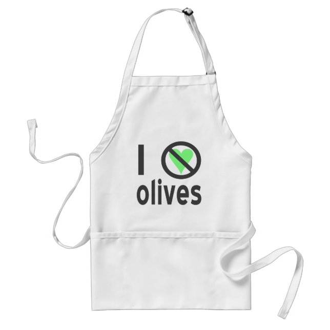 Ich hasse Oliven Keine Liebe Schürze (Vorne)