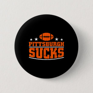 Ich hasse Pittsburgh Design Men Funny Pittsburg Button