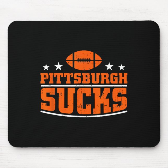 Ich hasse Pittsburgh Design Men Funny Pittsburg Mousepad (Vorne)