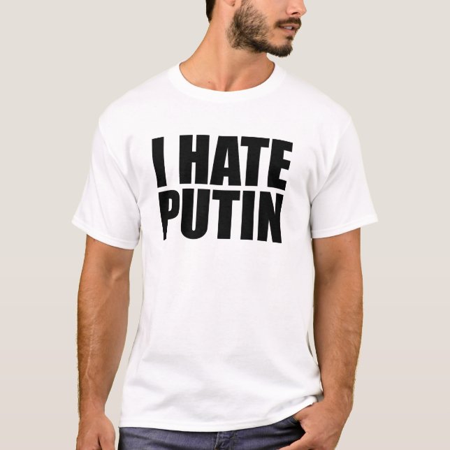 Ich hasse Putin T-Shirt (Vorderseite)