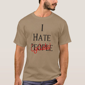 Ich hasse Radfahrer Auto Andruck Lover Design Jung T-Shirt