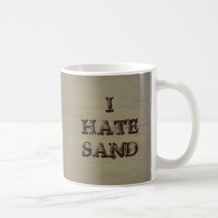 ICH HASSE SAND lustiges Militär Kaffeetasse
