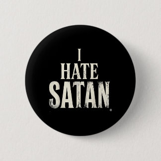 Ich hasse Satan Button