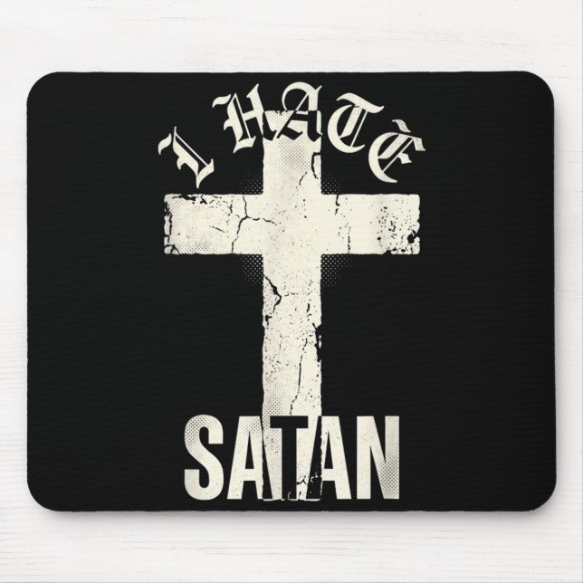 Ich hasse Satan Mousepad (Vorne)