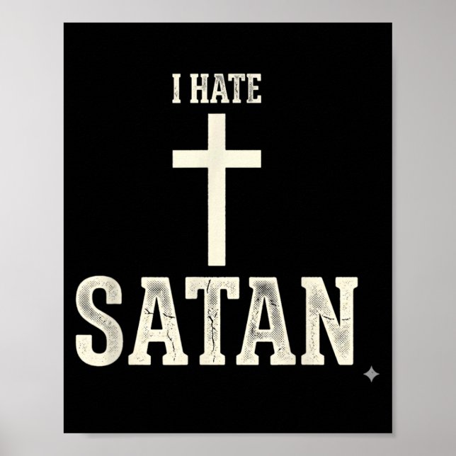 Ich hasse Satan Poster (Vorne)
