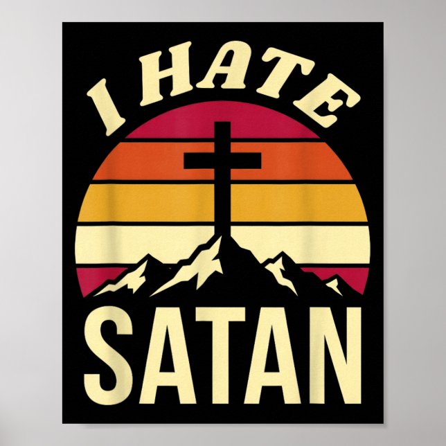 Ich hasse Satan Poster (Vorne)