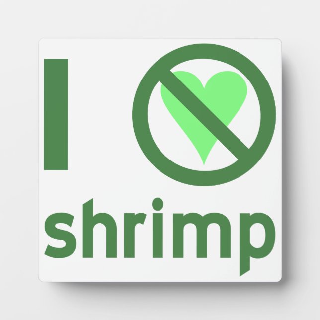 Ich hasse Shrimp Fotoplatte (Vorderseite)