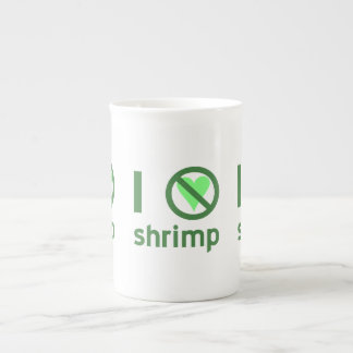 Ich hasse Shrimp I Keine Liebe Shrimp Prozellantasse