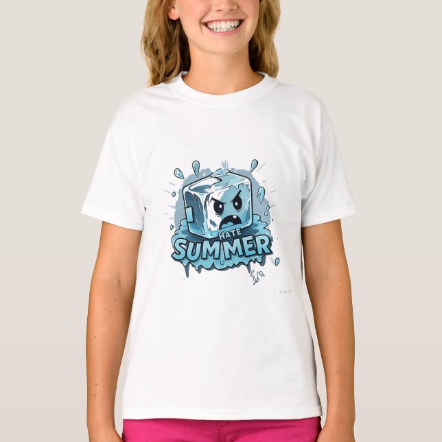 Ich hasse Sommer T-Shirt (Vorderseite)