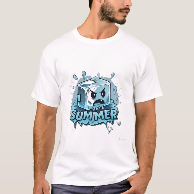Ich hasse Sommer T-Shirt (Vorderseite)