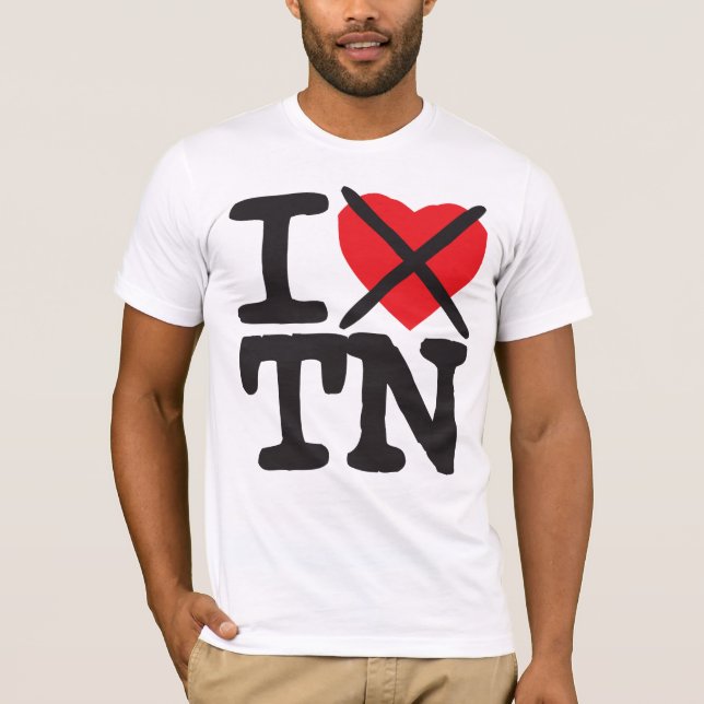 Ich hasse TN - Tennessee T-Shirt (Vorderseite)