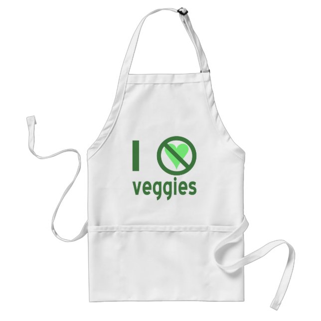 Ich hasse Veggies Schürze (Vorne)