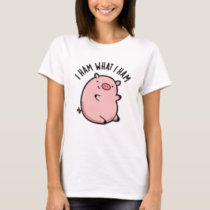 Ich hasse, was ich Ham Funny Pig Puff T-Shirt