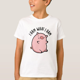 Ich hasse, was ich Ham Funny Pig Puff T-Shirt
