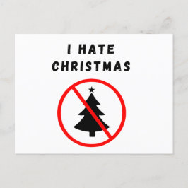 Ich hasse Weihnachten Postkarte