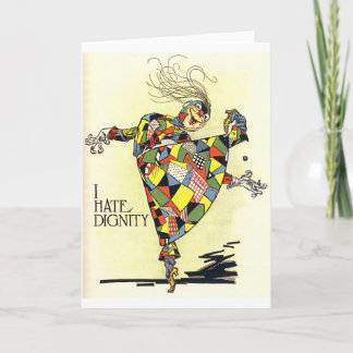 Ich hasse Würde-Karte Karte