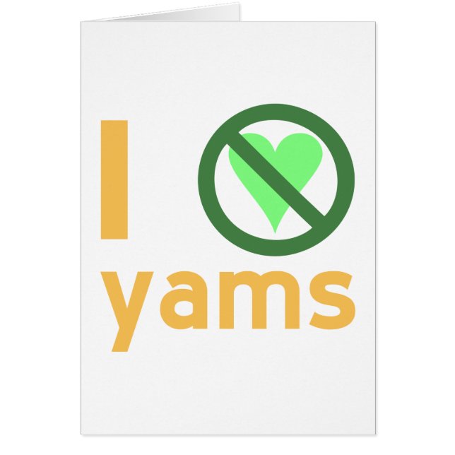 Ich hasse Yams (Vorne)