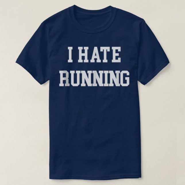 Ich hasste es, dass der Funny Workout Eercise Card T-Shirt (Design vorne)