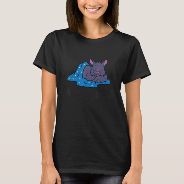 Ich hasste Morgens Schlafbad T-Shirt (Vorderseite)