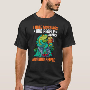 Ich hasste Morgens und Menschen und Handwerk Bierf T-Shirt