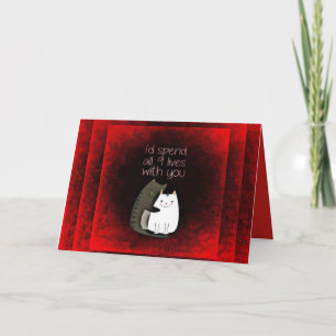 Ich hätte alle 9 Leben mit dir verbracht Karte